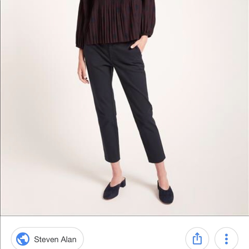 Steven Alan Navy Trouser. Like new, only worn once